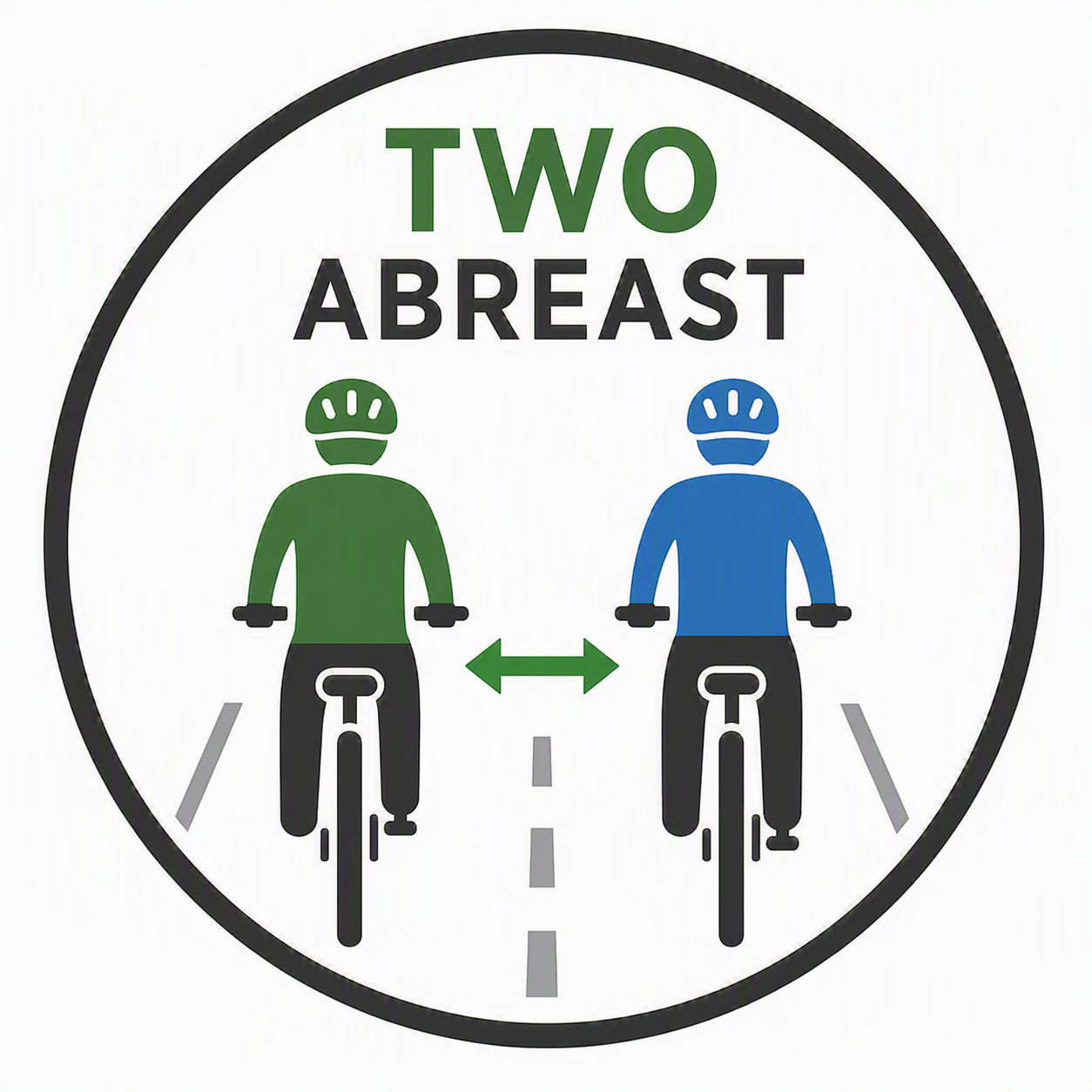 Allows Two Abreast